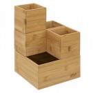 Bambus-Organiseringsett: 4 Bokser for Effektiv Organisering thumbnail