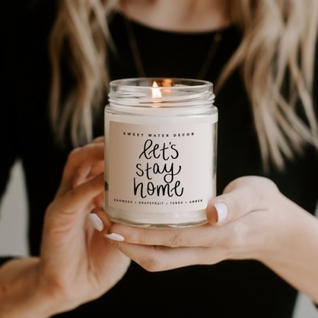 Let´s Stay Home Soy Candle