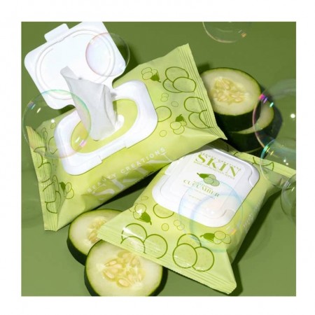 Beauty Creations Skin Makeup Remover Wipes Cucumber