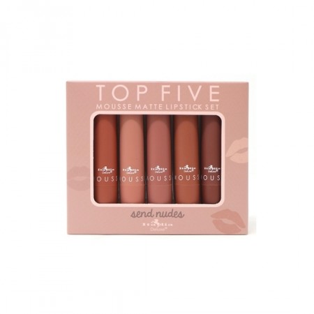Italia Deluxe Top Five Mousse Matte Lipstick Set