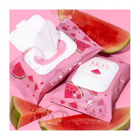 Beauty Creations Skin Makeup Remover Wipes Watermelon
