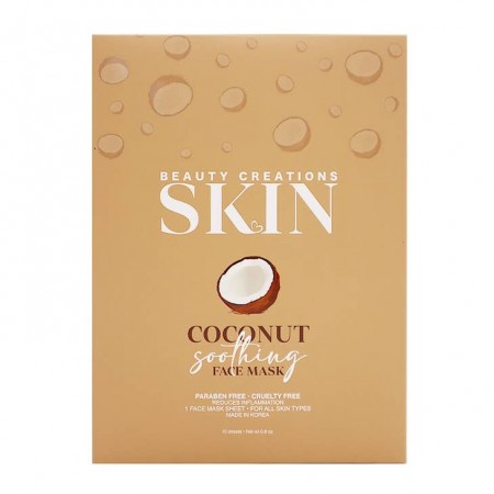 Beauty Creations Skin Face Mask Coconut