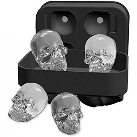Silicone 3D Skull Ice Cube Mould Tray