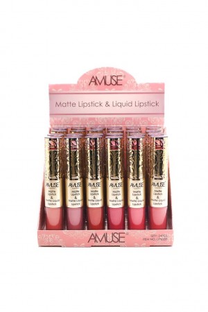 Amuse Cosmetics Lipstick & Gloss Duo 