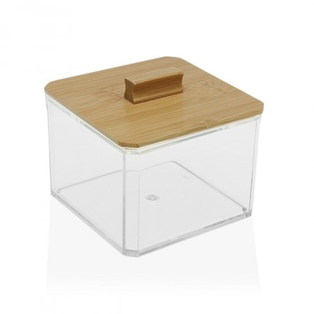 SQUARE BOX WITH BAMBOO LID